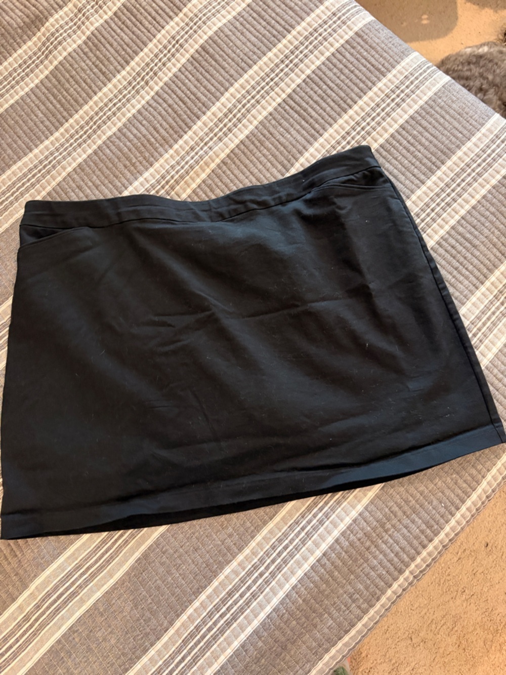 croft & barrow Black Women’s Plus Size 26w Stretch Skort